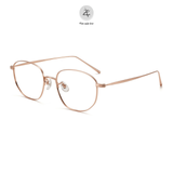  Gọng kính Zay Eyewear 98730 dáng đa giác Titanium phong cách Hàn Quốc 