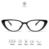 Gọng kính Zay Eyewear W72399 dáng mắt mèo TR90 phong cách Hàn Quốc 