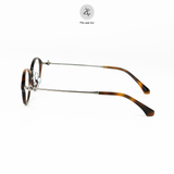  Gọng kính V8008T dáng mắt mèo nhựa acetate & titanium cao cấp 
