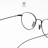  Gọng kính Zay Eyewear 8807 dáng tròn titanium phong cách Hàn Quốc 