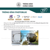  Tròng kính Siêu mỏng Đổi màu khói lọc ánh sáng xanh Chemi Photo Blue 1.74 ASP Hàn Quốc chính hãng 