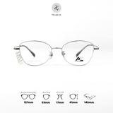 Gọng kính AkiraZenshi 33052 dáng mắt mèo titanium chính hãng