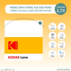  Tròng kính Chống ánh sáng xanh, tia UV Siêu mỏng 1.74 Kodak UVBlue Lens chính hãng 