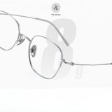 Gọng kính Zay Eyewear 18073 dáng vuông titanium phong cách Hàn Quốc