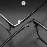  Gọng kính Zay Eyewear 85001 dáng vuông nửa khung Titanium phong cách Hàn Quốc 