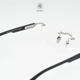  Gọng khoan không viền Chrome Hearts CH8131 dáng tròn titanium cao cấp full box 