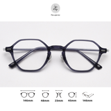 Gọng kính Zay Eyewear KBT 98854 dáng đa giác TR90 phong cách Hàn Quốc