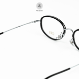 Gọng kính CRV 5505 dáng oval nhựa TR90 + Tianium dẻo chính hãng