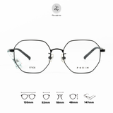  Gọng kính Parim 87406 dáng Đa giác titanium fullbox chính hãng 