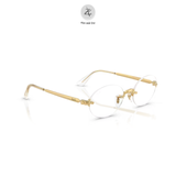 Gọng khoan không viền RayBan X ASAP Rocky 0RX3929 dáng oval kim loại chính hãng fullbox