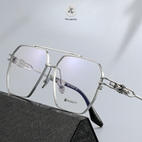  Gọng kính Chrome Hearts CH5313 dáng phi công titanium cao cấp fullbox 