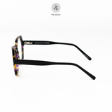 Gọng kính Zay Eyewear Tortoise dáng đa giác nhựa acetate phong cách Hàn Quốc 