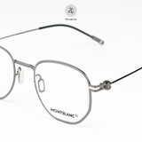  Gọng kính Montblanc MB0052O dáng đa giác titanium cao cấp fullbox 