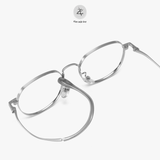  Gọng kính Zay Eyewear 98717 dáng đa giác titanium phong cách Hàn Quốc 