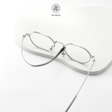  Gọng kính Zay Eyewear 20110 dáng đa giác Titanium phong cách Hàn Quốc 