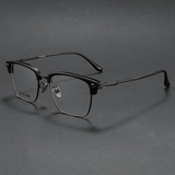  Gọng kính Zay Eyewear 88116 dáng vuông nửa khung phong cách hàn quốc 