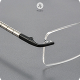 Gọng kính Zay Eyewear R7903T dáng chữ nhật titanium cao cấp