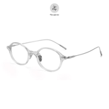 Gọng kính Zay Eyewear 1071 dáng oval titanium phong cách Hàn Quốc