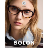  Gọng kính Bolon BJ3220 dáng mắt mèo Acetate chính hãng fullbox 