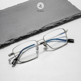  Gọng kính Zay Eyewear 81016ST dáng vuông Titanium 10g phong cách Hàn Quốc 