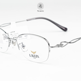  Gọng kính xẻ cước Lavein Paris V9013 dáng mắt mèo titanium chính hãng fullbox 