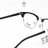  Gọng kính nửa khung RayBan 0RX5154 dáng vuông nhựa Acetate & Kim loại chính hãng fullbox 