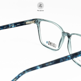  Gọng kính Zay Eyewear Blue dáng vuông nhựa acetate phong cách Hàn Quốc 