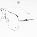  Gọng kính Chrome Hearts CH5200 dáng phi công titanium cao cấp fullbox 
