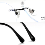 Gọng kính Zay Eyewear 233722 dáng đa giác titanium cao cấp