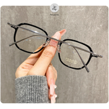  Gọng kính Zay Eyewear 55001 dáng đa giác nhựa TR90 Titanium phong cách Hàn Quốc 