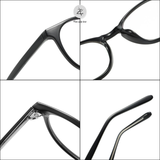  Gọng kính Zay Eyewear JL8022 dáng tròn nhựa TR90 phong cách hàn quốc 
