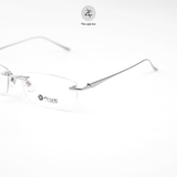 Gọng khoan không viền 98012 dáng chữ nhật titanium cao cấp 