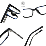  Gọng kính Zay Eyewear TR17205 dáng vuông nhựa TR90 phong cách hàn quốc 