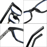  Gọng kính Zay Eyewear TR 28031 dáng vuông nhựa TR90 phong cách hàn quốc 