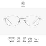  Gọng kính Zay Eyewear 9106 Titanium dáng oval phong cách thời trang cao cấp 