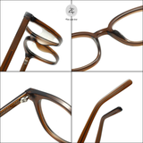  Gọng kính Zay Eyewear TR 28005 dáng vuông nhựa TR90 phong cách hàn quốc 