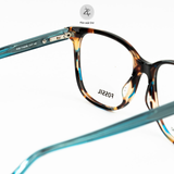  Gọng kính Zay Eyewear Fos dáng vuông nhựa acetate phong cách Hàn Quốc 