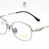  Gọng kính 3004 dáng oval titanium phong cách thời trang cao cấp 