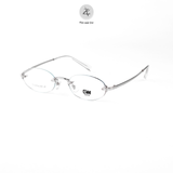 Gọng khoan không viền GAMA MY9026 dáng oval Titanium chính hãng