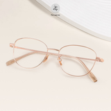  Gọng kính Zay Eyewear 33023 dáng mắt mèo titanium phong cách Hàn Quốc 