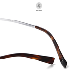  Gọng kính Zay Eyewear B-7000 dáng lục giác titanium cách thời trang cao cấp 