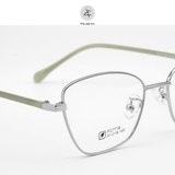  Gọng kính Zay Eyewear FC7718 dáng mắt mèo kim loại phong cách Hàn Quốc 