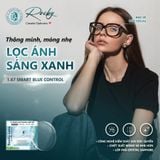  Tròng kính Rocky Lọc ánh sáng xanh thông minh Siêu mỏng 1.67 Smart BlueControl chính hãng 