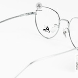  Gọng kính AkiraZenshi 33030 dáng tròn Titanium chính hãng 