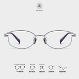  Gọng kính Zay Eyewear B-7000 dáng lục giác titanium cách thời trang cao cấp 