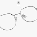  Gọng kính Zay Eyewear 98717 dáng đa giác titanium phong cách Hàn Quốc 