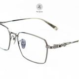  Gọng kính Chrome Hearts CH8093 dáng chữ nhật titanium cao cấp fullbox 