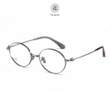  Gọng kính Zay Eyewear Vivienne Westwood V8003T dáng tròn Titanium phong cách Hàn Quốc 