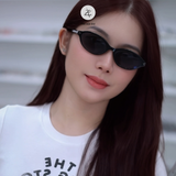  Kính mát Gentle Monster La Cha dáng mắt mèo nhựa acetate cao cấp fullbox 