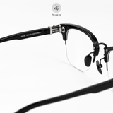  Gọng kính nửa khung CH8057 dáng vuông nhựa acetate cao cấp 